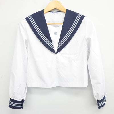 【中古】高知県 岡豊高等学校 女子制服 2点 (セーラー服・セーラー服) sf103360