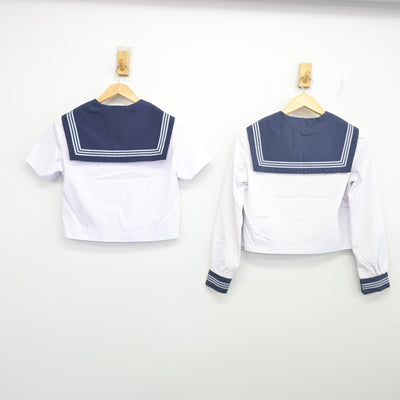【中古】高知県 岡豊高等学校 女子制服 2点 (セーラー服・セーラー服) sf103361