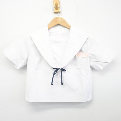 【中古】福岡県 久留米市立諏訪中学校 女子制服 3点 (セーラー服・スカート) sf103366