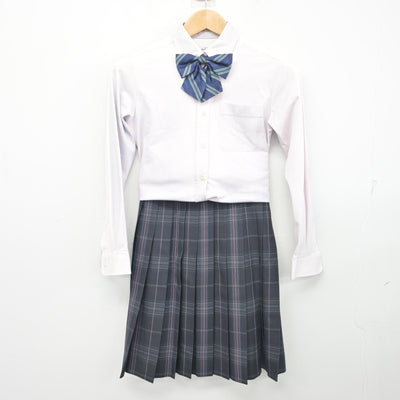 【中古】鹿児島県 鳳凰高等学校/旧制服 女子制服 4点 (ブレザー・シャツ・スカート) sf103372