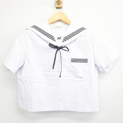 【中古】兵庫県 姫路市立灘中学校 女子制服 3点 (セーラー服・ブラウス) sf103382