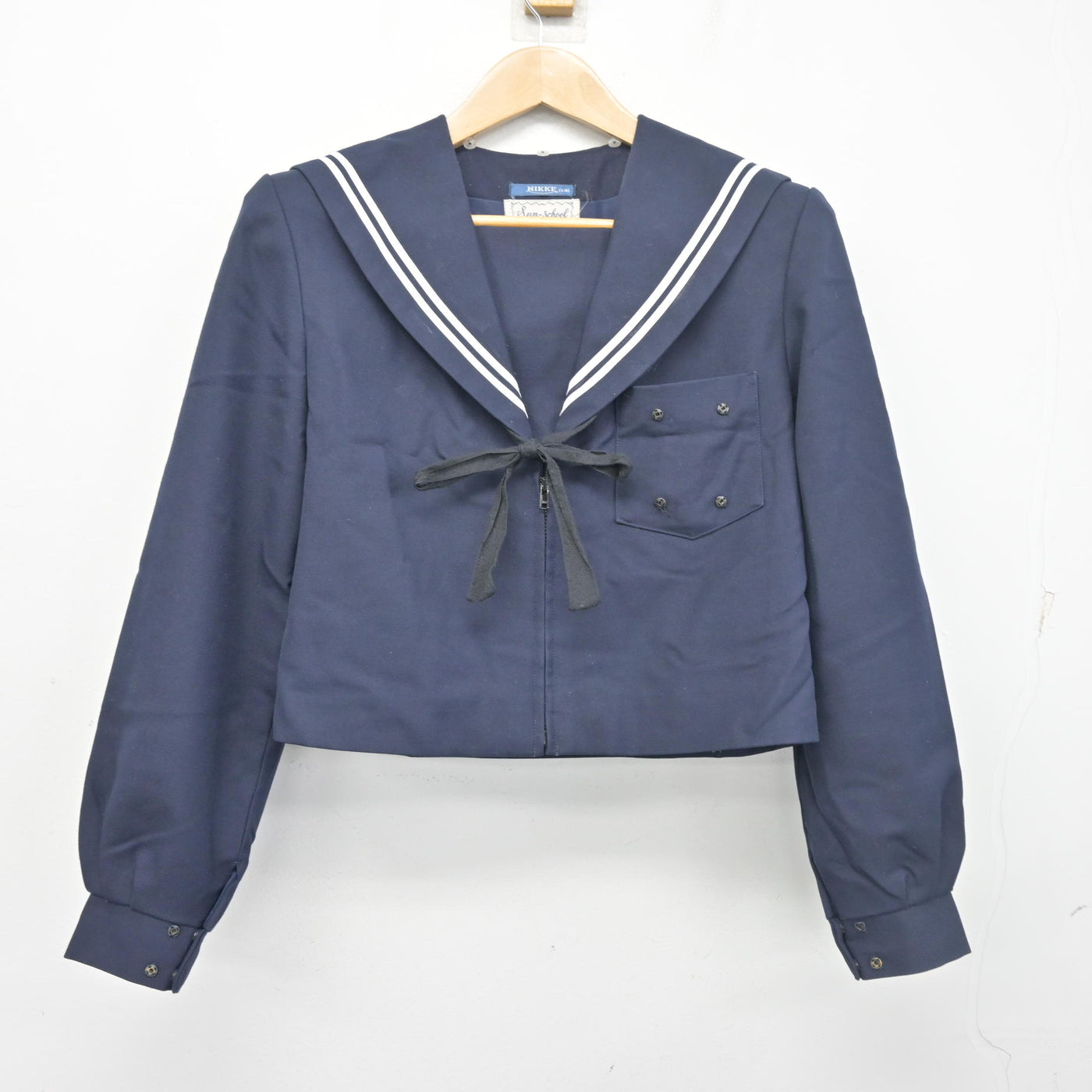 【中古】愛知県 名古屋市立南陽中学校 女子制服 3点 (セーラー服・スカート) sf103391