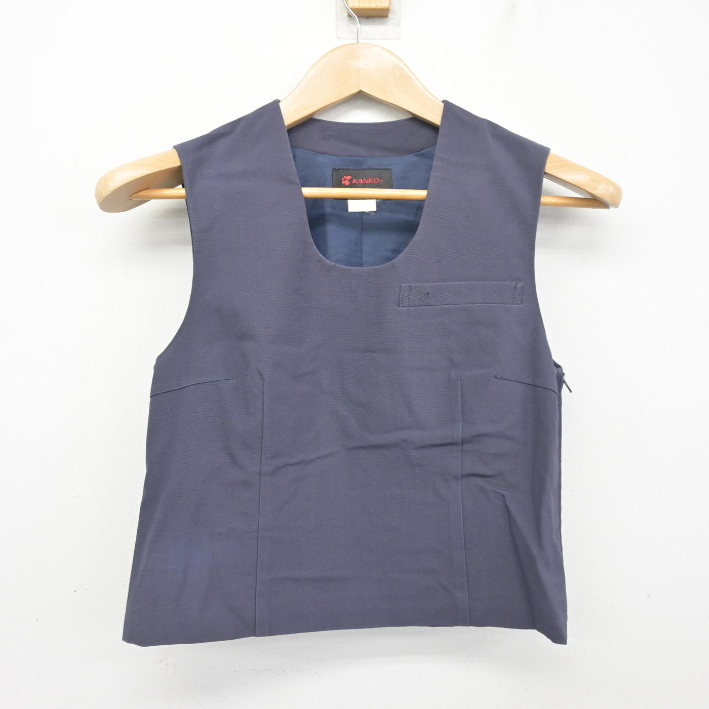 【中古】香川県 三本松高等学校 女子制服 3点 (ベスト・シャツ・スカート) sf103407