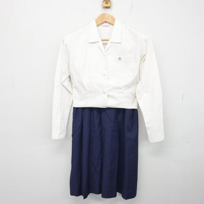【中古】静岡県 浜北西高等学校 女子制服 3点 (シャツ・スカート) sf103412