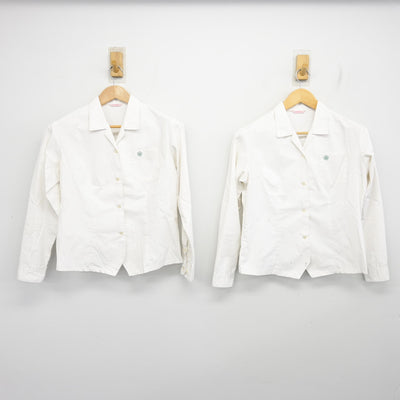 【中古】静岡県 浜北西高等学校 女子制服 3点 (シャツ・スカート) sf103412