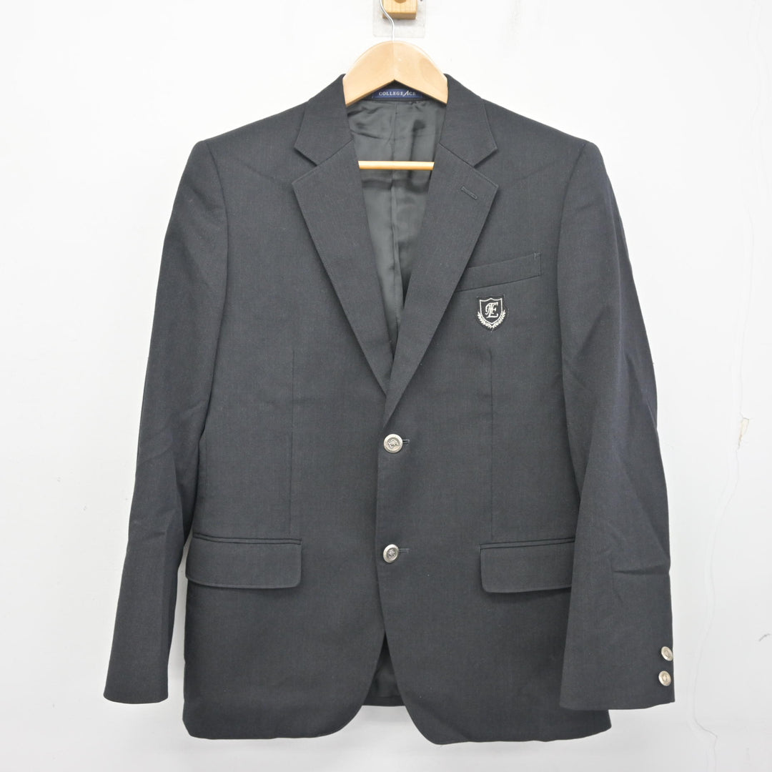 中古】静岡県 浜松東高等学校 男子制服 3点 (ブレザー・シャツ・ズボン 