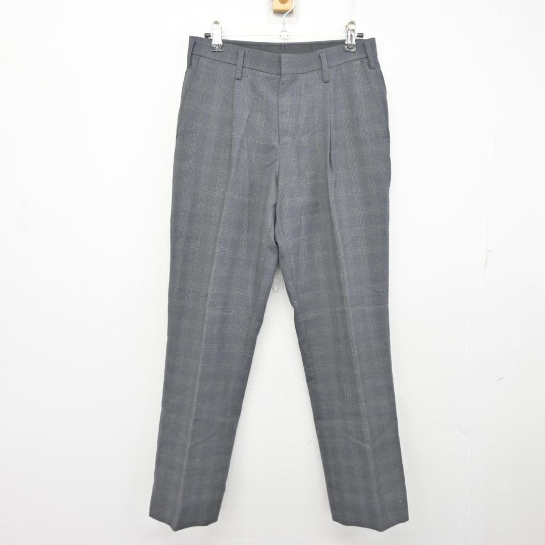 中古】静岡県 浜松東高等学校 男子制服 3点 (ブレザー・シャツ・ズボン 