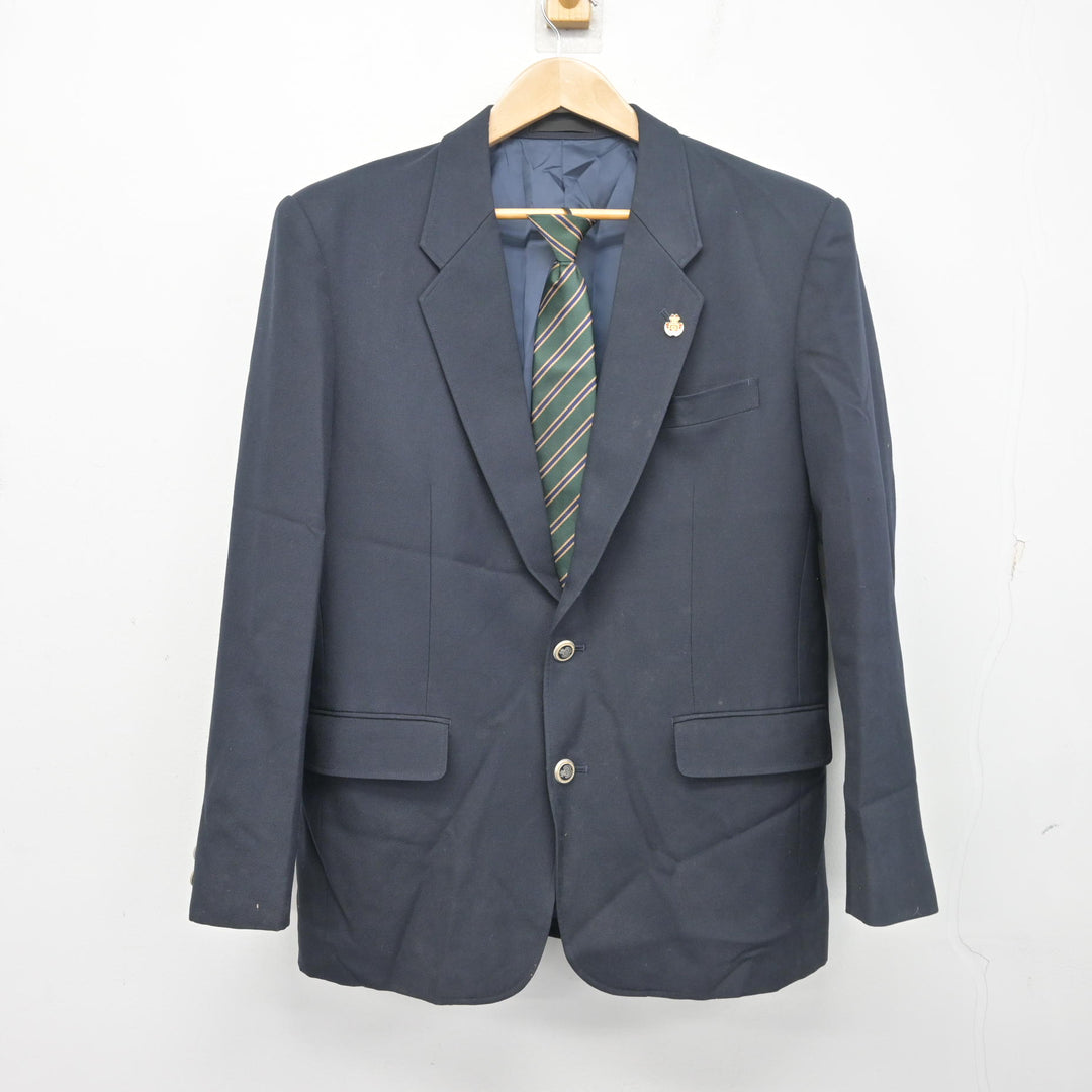 中古】兵庫県 三田西陵高等学校 男子制服 3点 (ブレザー) sf103425