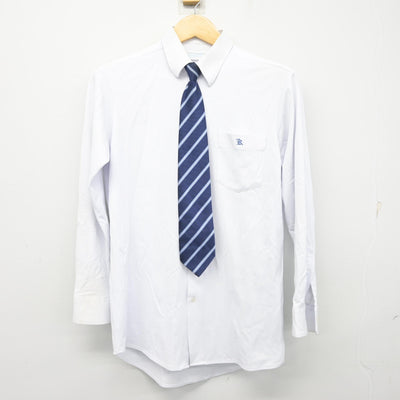 【中古】福島県 会津若松市立河東学園 男子制服 4点 (ブレザー・シャツ・ズボン) sf103438