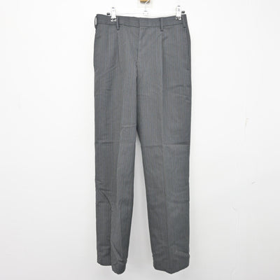 【中古】福島県 会津若松市立河東学園 男子制服 4点 (ブレザー・シャツ・ズボン) sf103438