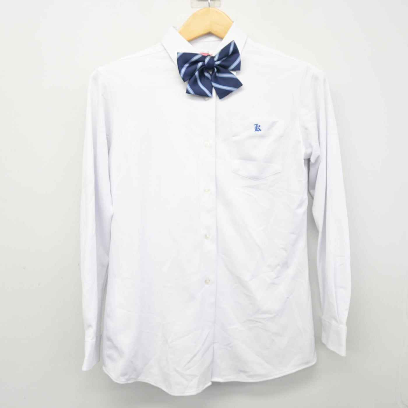 【中古】福島県 会津若松市立河東学園 女子制服 5点 (ブレザー・ニットベスト・シャツ・スカート) sf103442