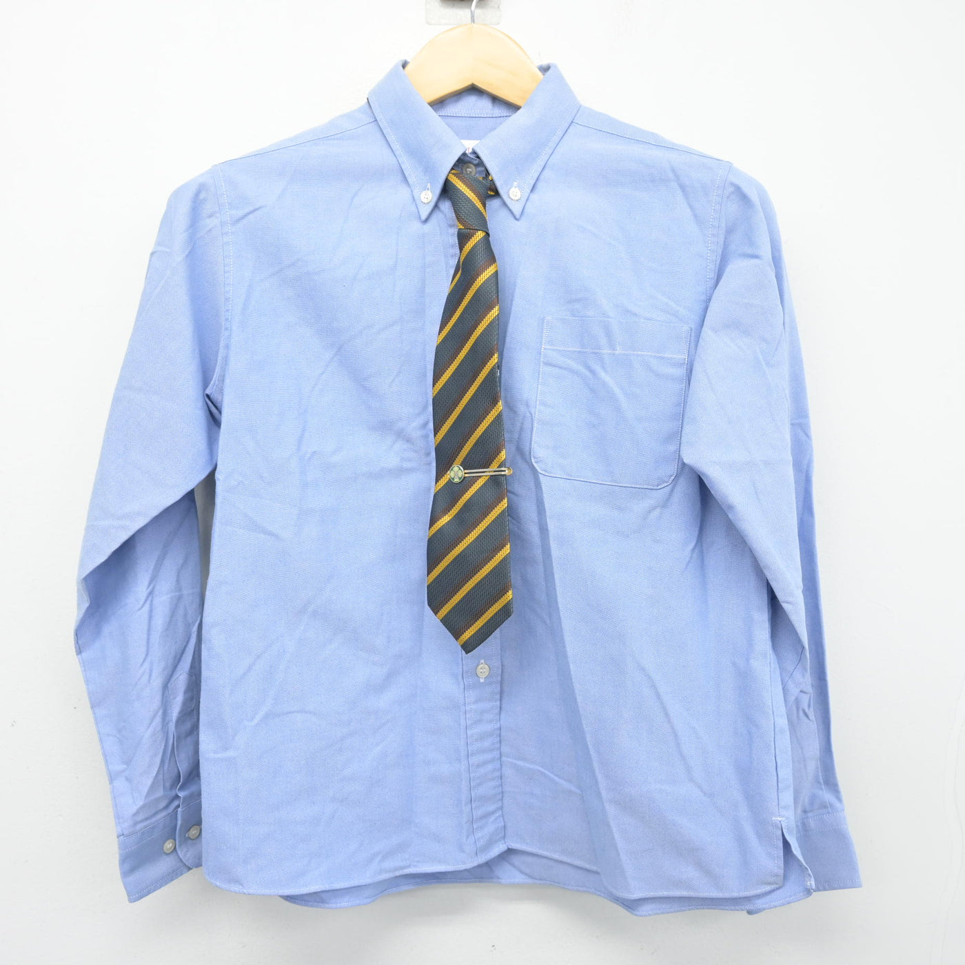 【中古】福島県 葵高等学校 女子制服 4点 (ブレザー・シャツ・スカート) sf103443