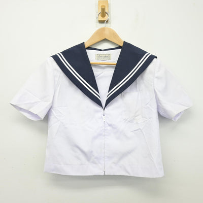 【中古】愛知県 供米田中学校 女子制服 2点 (セーラー服・スカート) sf103449