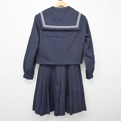 【中古】愛知県 供米田中学校 女子制服 3点 (セーラー服・スカート) sf103450