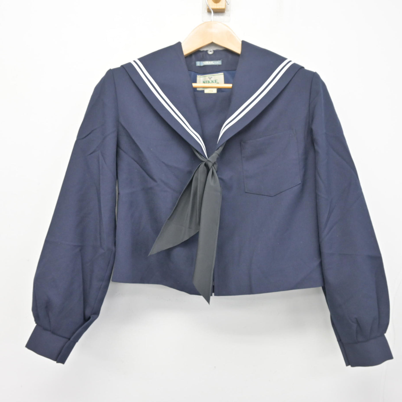 【中古】愛知県 供米田中学校 女子制服 3点 (セーラー服・スカート) sf103450