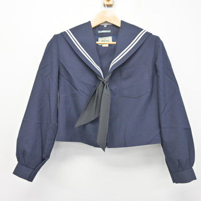 【中古】愛知県 供米田中学校 女子制服 3点 (セーラー服・スカート) sf103450