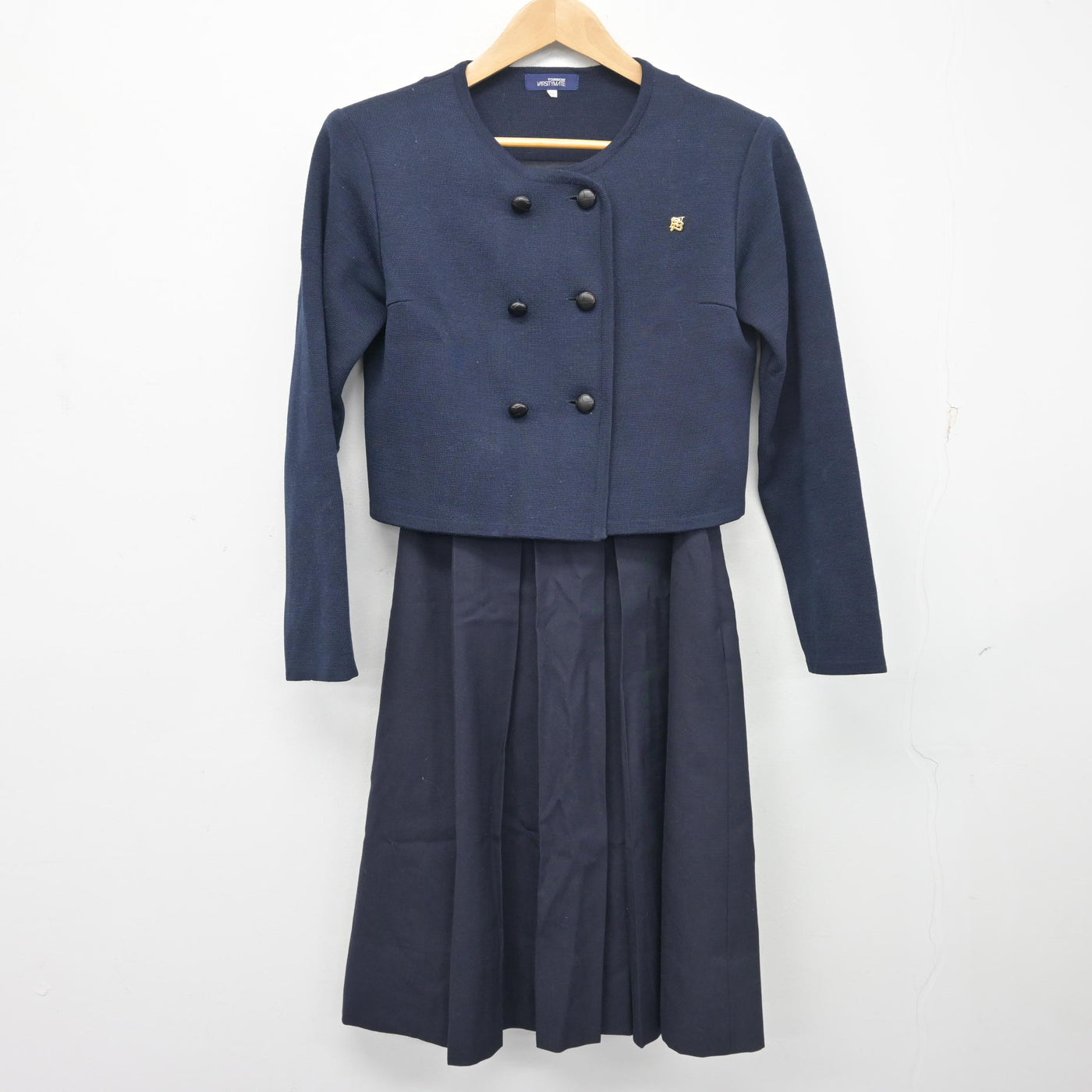 【中古】福岡県 福岡雙葉高等学校 女子制服 4点 (ブレザー・ジャンパースカート) sf103452