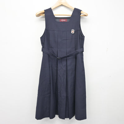 【中古】福岡県 福岡雙葉高等学校 女子制服 4点 (ブレザー・ジャンパースカート) sf103452