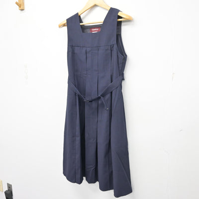 【中古】福岡県 福岡雙葉高等学校 女子制服 1点 (ジャンパースカート) sf103453