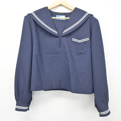 【中古】奈良県 天理市立南中学校 女子制服 2点 (セーラー服・スカート) sf103457