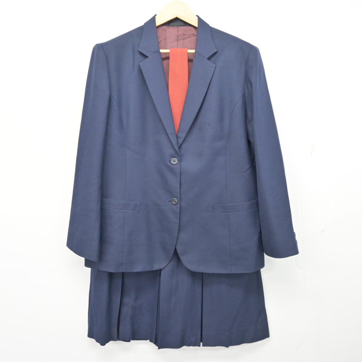 【中古】奈良県 添上高等学校 女子制服 4点 (ブレザー・ベスト・スカート) sf103458
