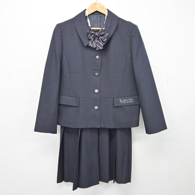 【中古】奈良県 磯城野高等学校 女子制服 4点 (ブレザー・スカート) sf103462