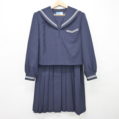 【中古】奈良県 天理市立南中学校 女子制服 2点 (セーラー服・スカート) sf103464