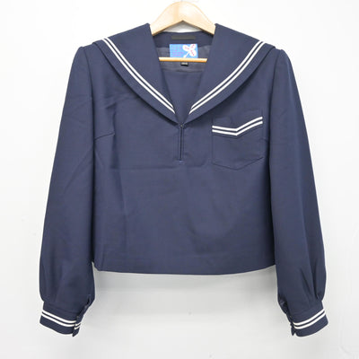 【中古】奈良県 天理市立南中学校 女子制服 2点 (セーラー服・スカート) sf103464