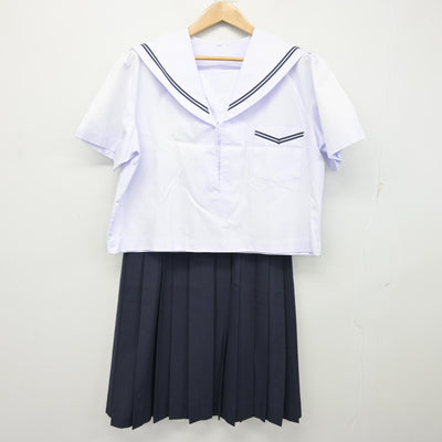 【中古】奈良県 天理市立南中学校 女子制服 2点 (セーラー服・スカート) sf103467