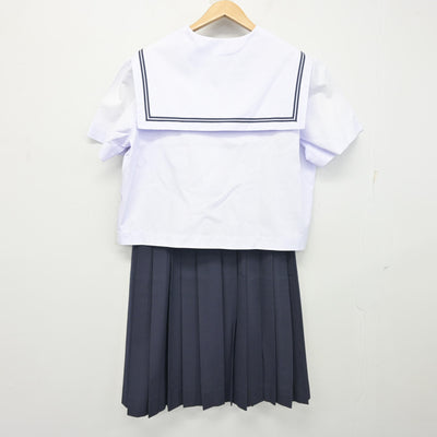 【中古】奈良県 天理市立南中学校 女子制服 2点 (セーラー服・スカート) sf103467