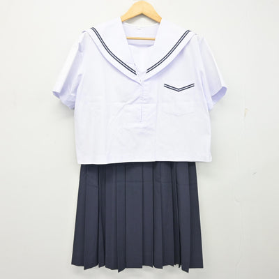 【中古】奈良県 天理市立南中学校 女子制服 3点 (セーラー服・スカート) sf103468