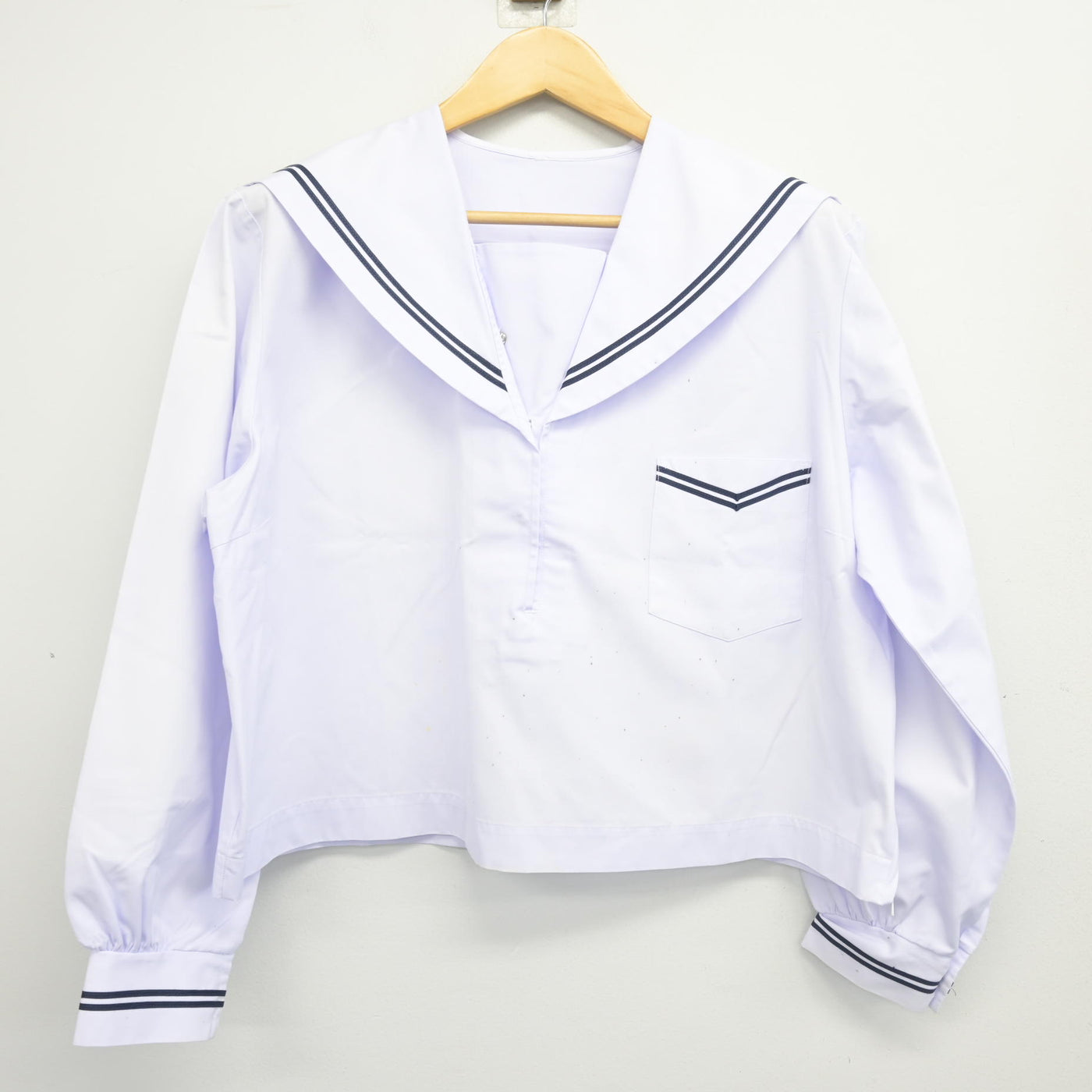 【中古】奈良県 天理市立南中学校 女子制服 2点 (セーラー服) sf103469
