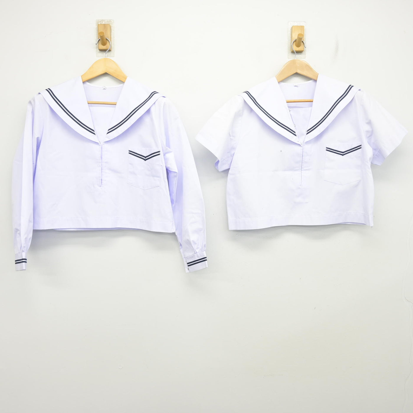 【中古】奈良県 天理市立南中学校 女子制服 2点 (セーラー服) sf103470