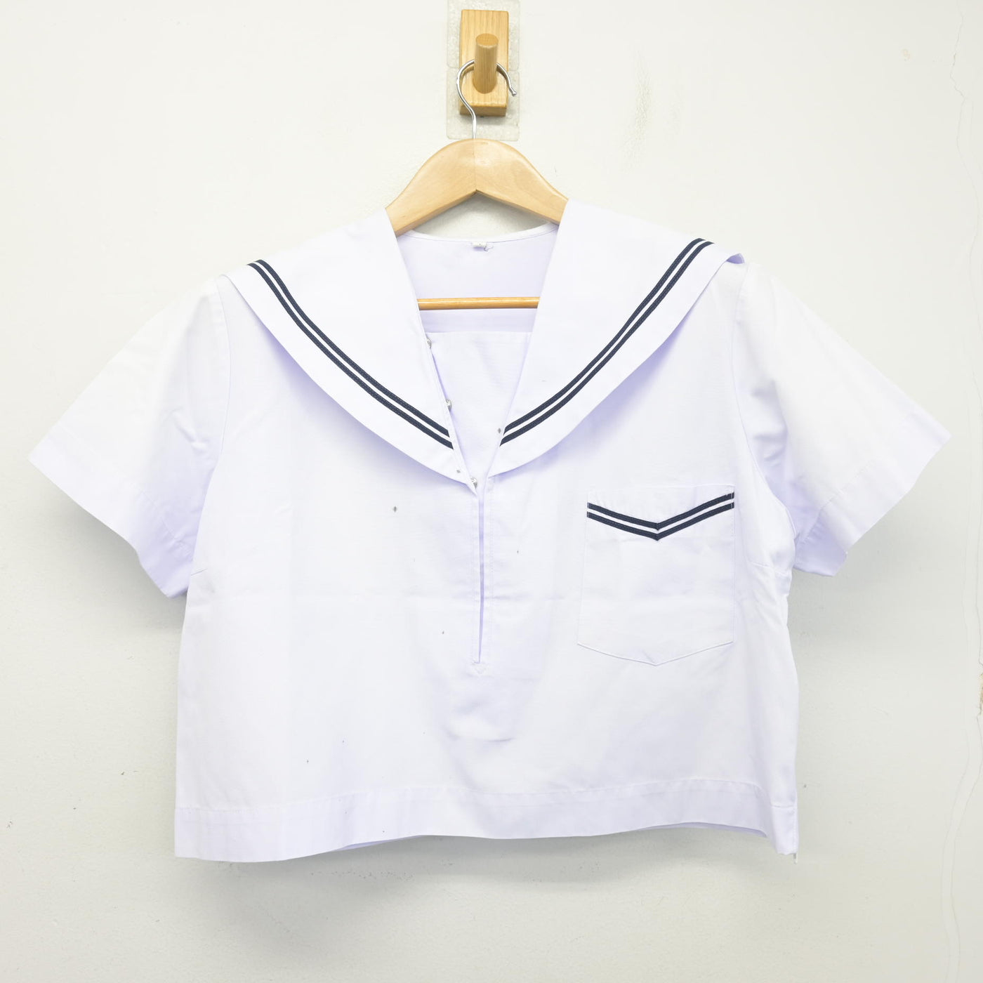 【中古】奈良県 天理市立南中学校 女子制服 2点 (セーラー服) sf103470