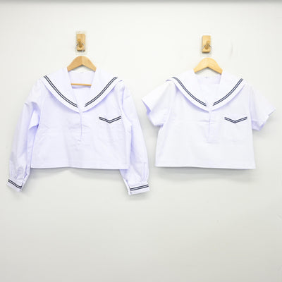 【中古】奈良県 天理市立南中学校 女子制服 2点 (セーラー服) sf103471