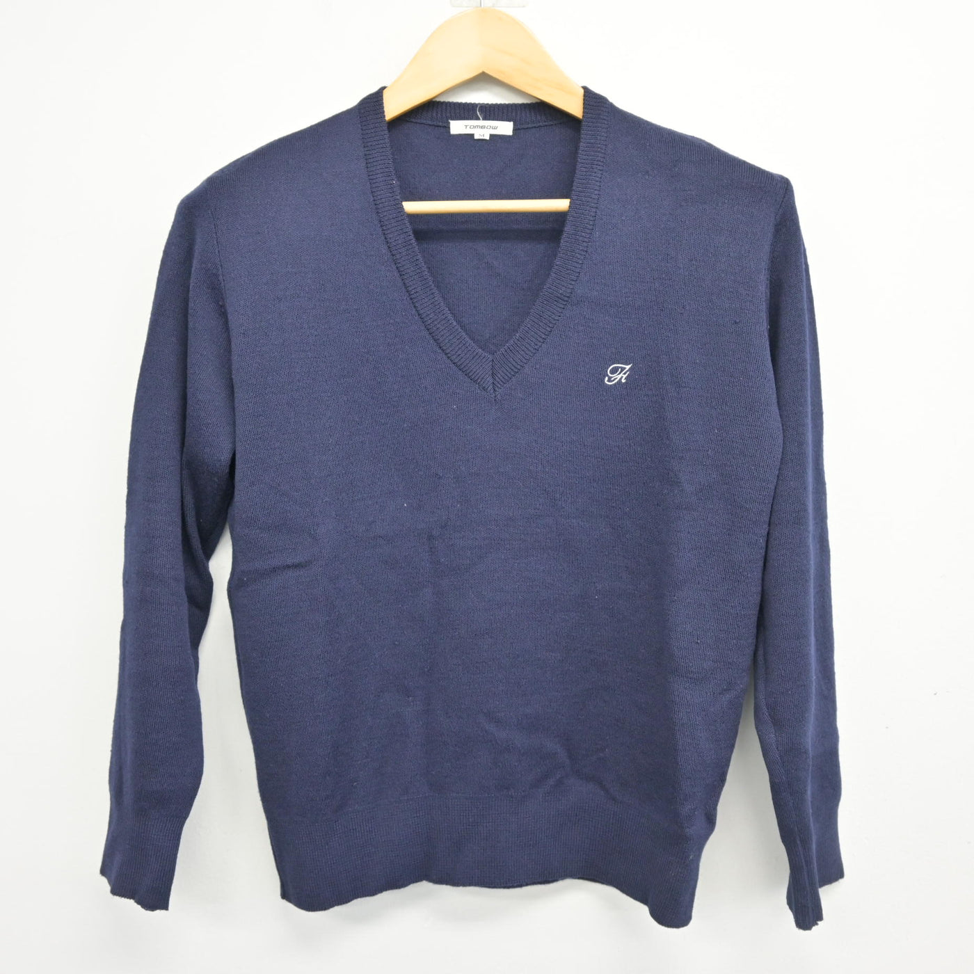 【中古】福岡県 二日市中学校 女子制服 2点 (ニット・シャツ) sf103473