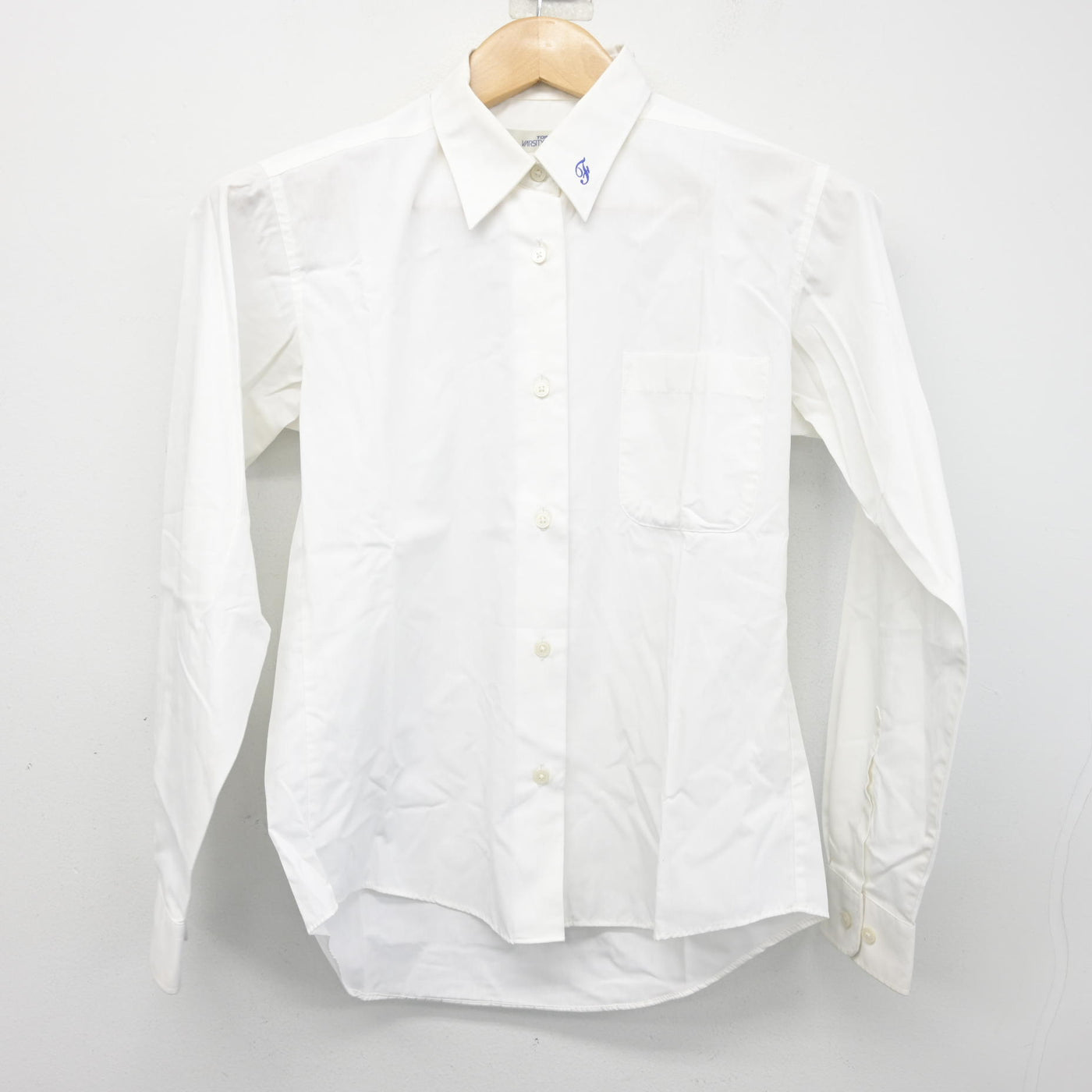 【中古】福岡県 二日市中学校 女子制服 2点 (ニット・シャツ) sf103473