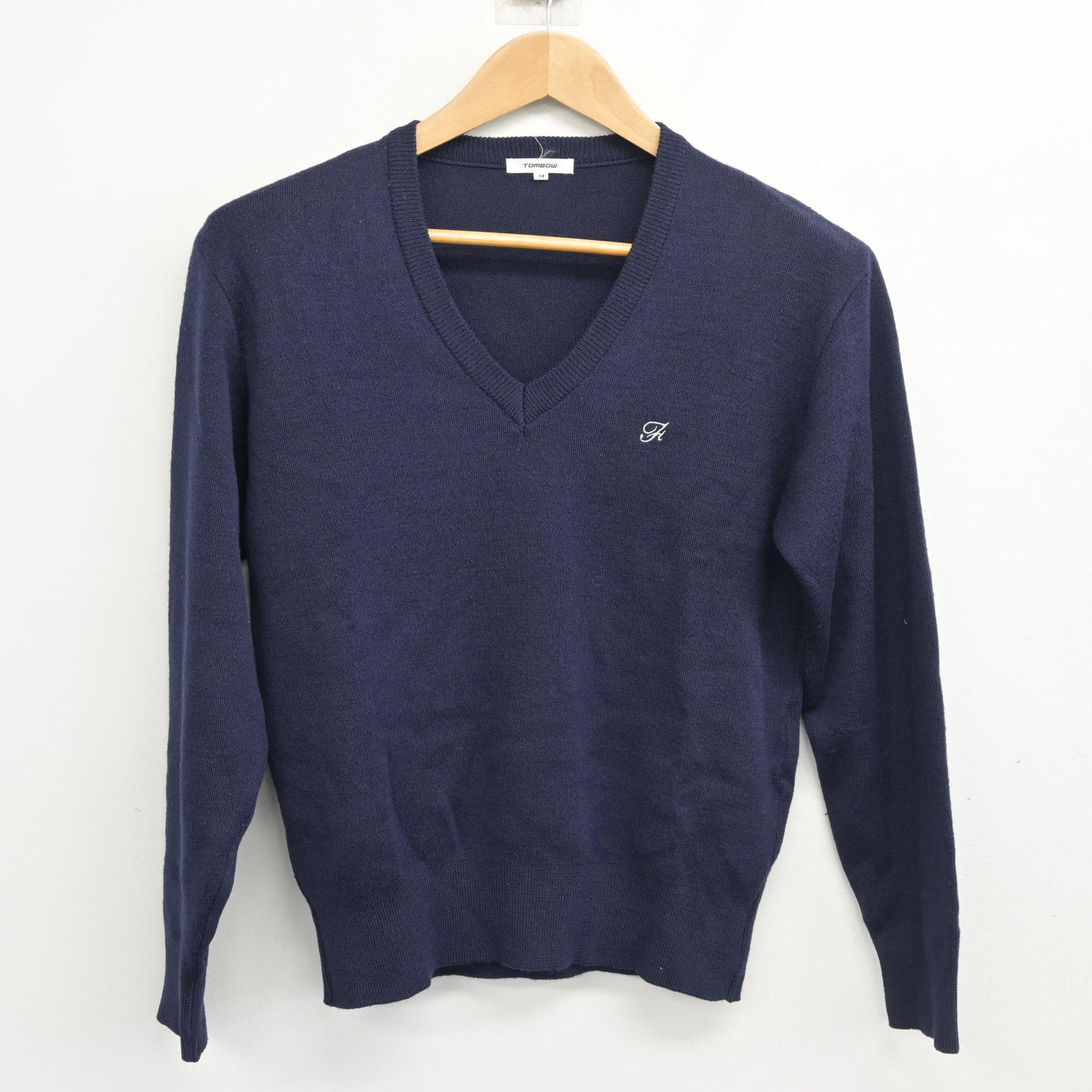 【中古】福岡県 二日市中学校 女子制服 2点 (ニット・シャツ) sf103479