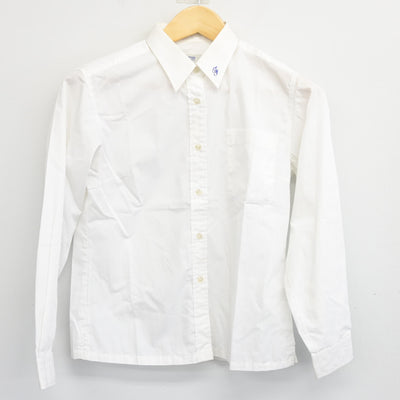 【中古】福岡県 二日市中学校 女子制服 2点 (ニット・シャツ) sf103479