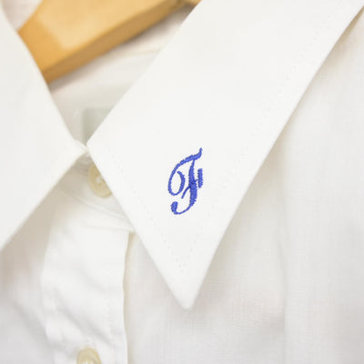 【中古】福岡県 二日市中学校 女子制服 2点 (ニット・シャツ) sf103479