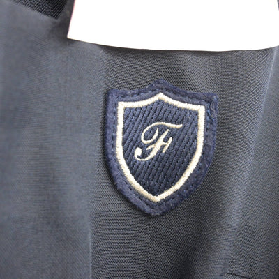 【中古】福岡県 二日市中学校 女子制服 2点 (シャツ・ジャンパースカート) sf103480