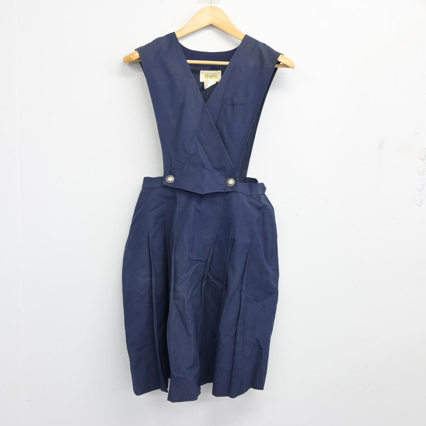 【中古】広島県 己斐中学校/旧制服 女子制服 1点 (ジャンパースカート) sf103486