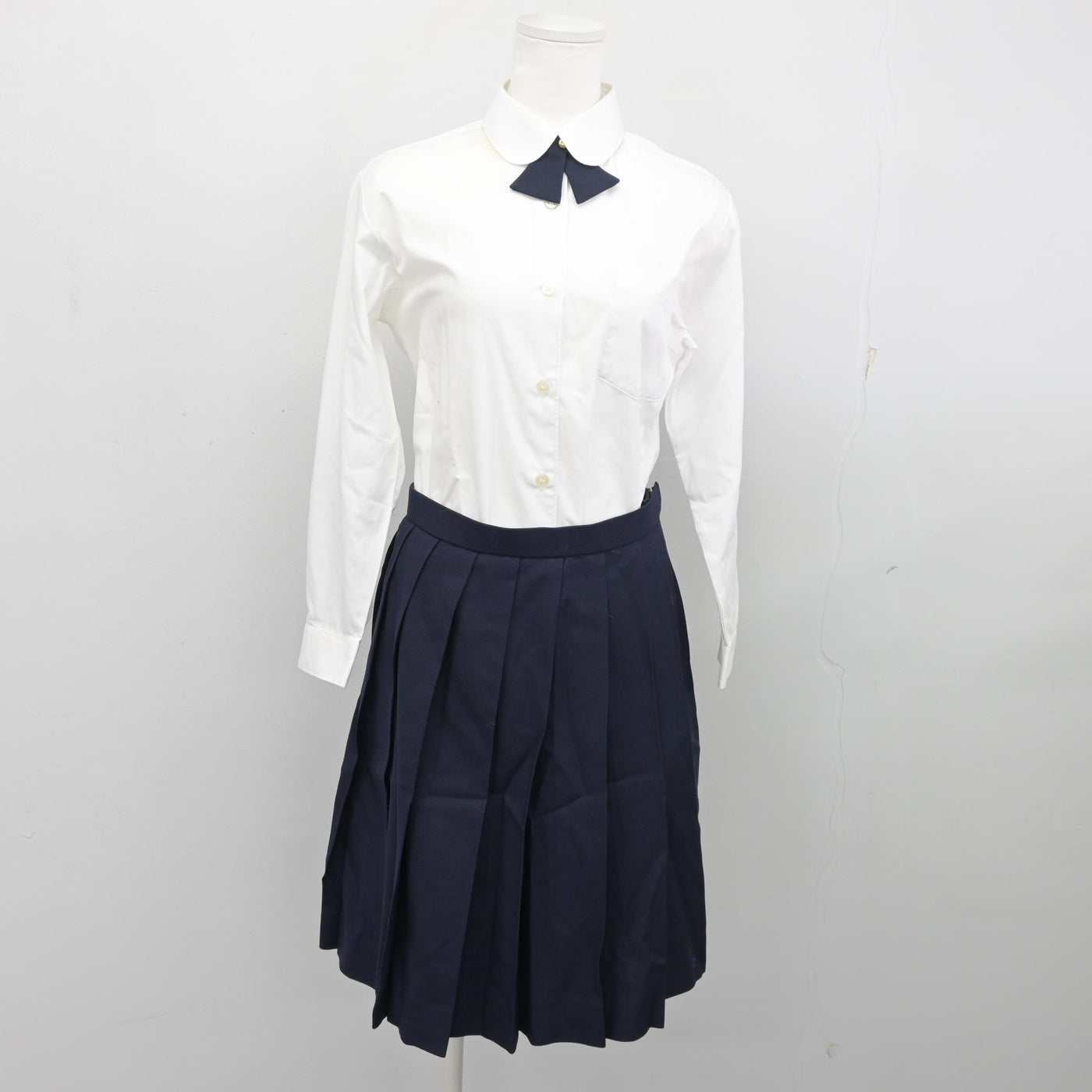【中古】静岡県 星陵中学校・高等学校 女子制服 5点 (ブレザー・ニット・シャツ・スカート) sf103493