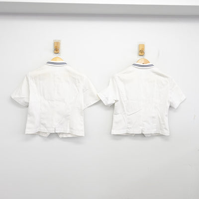 【中古】静岡県 星陵中学校・高等学校 女子制服 3点 (ブラウス・スカート) sf103494