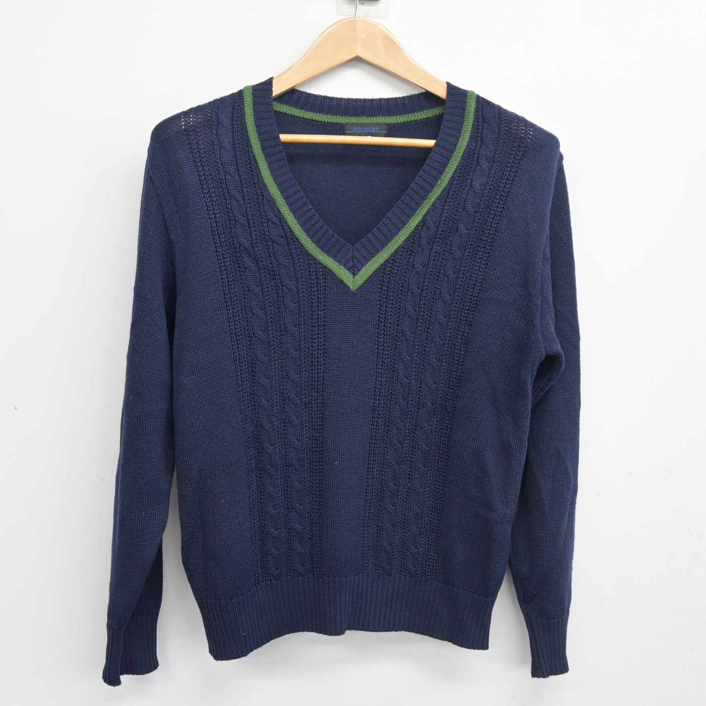 【中古】埼玉県 川越南高等学校 女子制服 2点 (ニット・ニットベスト) sf103497