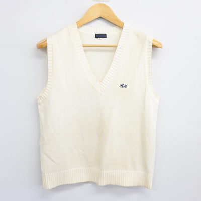 【中古】埼玉県 川越南高等学校 女子制服 2点 (ニット・ニットベスト) sf103497