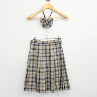 【中古】埼玉県 川越南高等学校 女子制服 2点 (スカート) sf103498