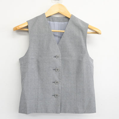 【中古】埼玉県 南陵中学校 女子制服 2点 (ベスト・スカート) sf103499