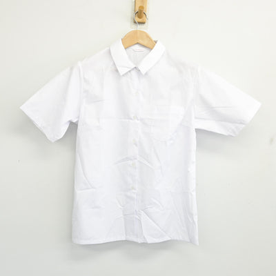 【中古】茨城県 小川南中学校 女子制服 2点 (シャツ・ジャンパースカート) sf103508