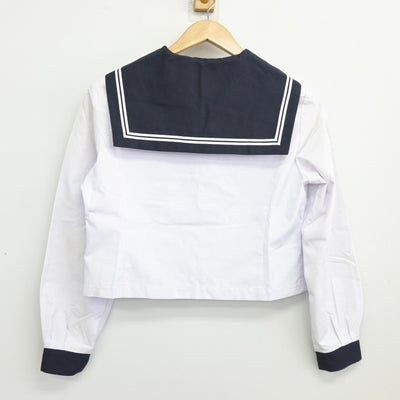 【中古】北海道 千歳高等学校 女子制服 2点 (ニット・セーラー服) sf103511